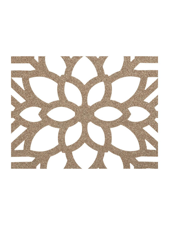 Atmosphera Snowflake Weihnachtliches Tischset Kunststoff Nivádes 41.5x38x38x38cm