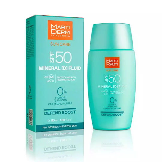 Martiderm Mineral [D] Mineral Sunscreen Lotion Face SPF50 50ml