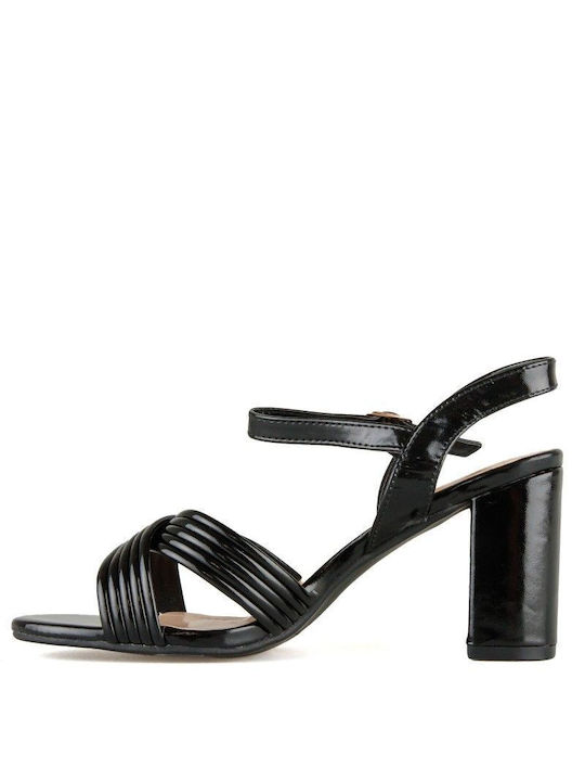 Silia D Patent Leather Women's Sandals Black