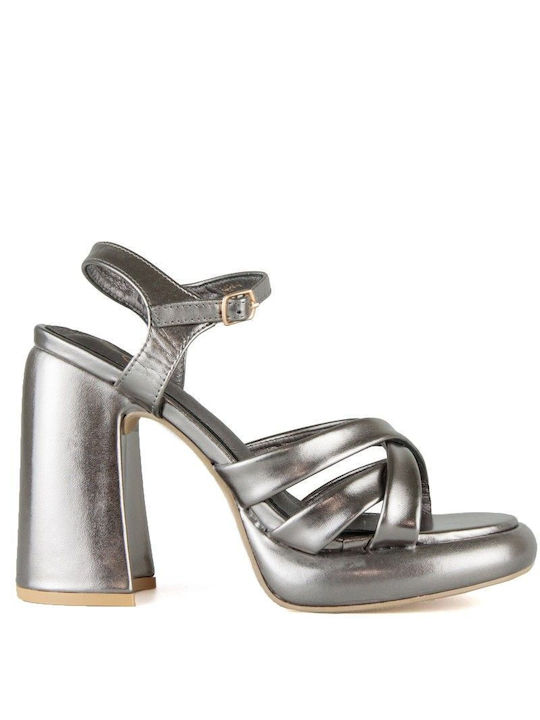 Silia D Damen Sandalen in Gray Farbe