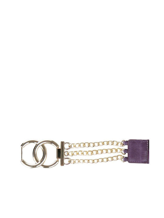 Silia D Elastic Women's Belt Chain Purple