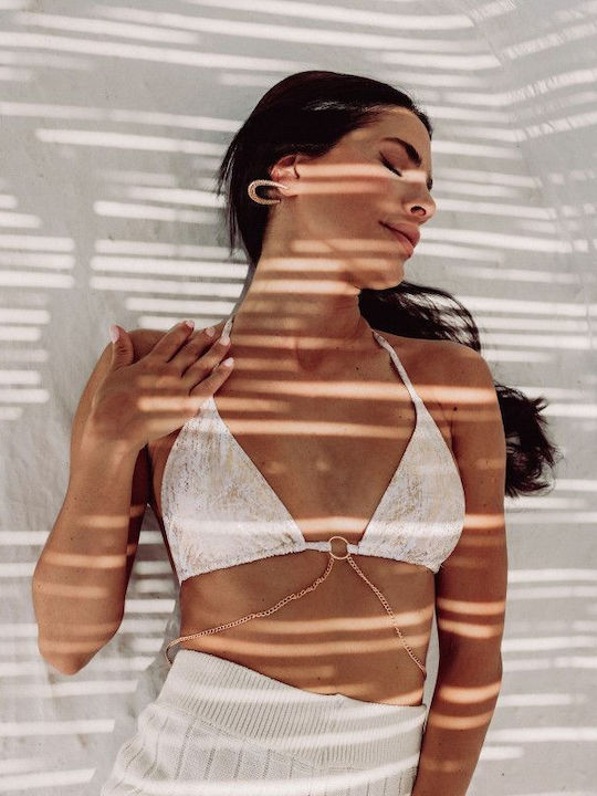 Set Bikini Brazil Λευκό