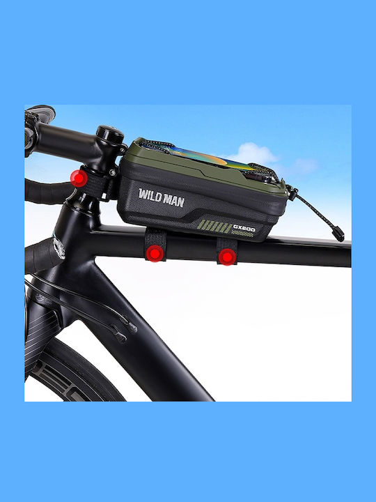 Wildman Gears GX200 Bicycle Frame Bag Green