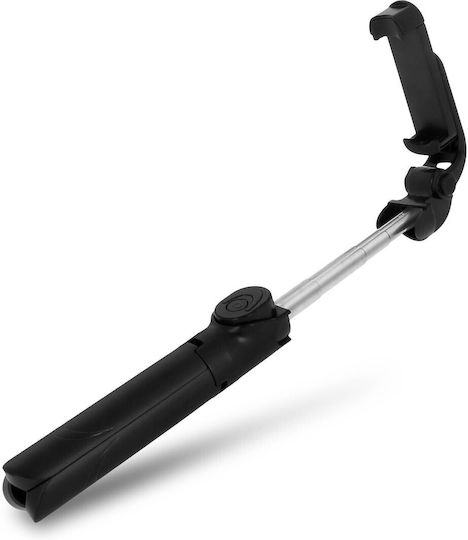 Selfie-Stick-Stativ Bluetooth-Fernbedienung Ausziehbarer Arm 68 cm Schwarz