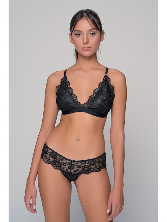 Milena by Paris Bralette Σουτιέν Μαύρο
