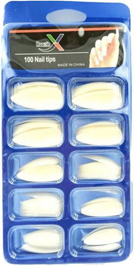 Nail Tips in White Color 401641