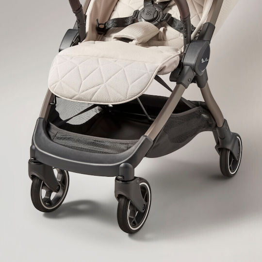 Silver Cross Clic Baby Stroller Suitable for Newborn Almond 5.9kg