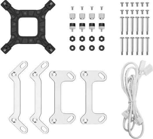 Deepcool LD360 Water Cooling AIO CPU With 3 120mm Fans And White RGB Lighting