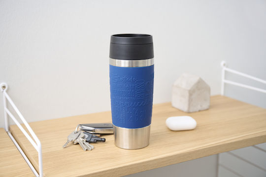 Tefal Travel Ποτήρι Θερμός Ανοξείδωτο BPA Free 360ml Blue