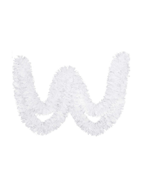 Panora Christmas Garland White 200x11cm 1pc