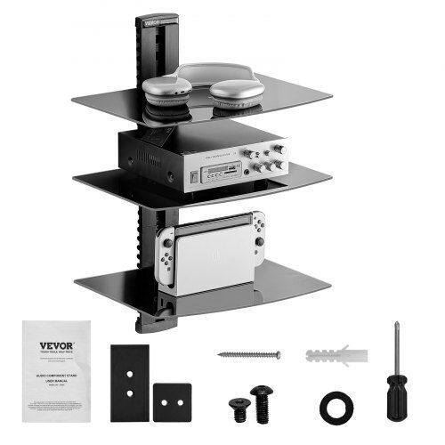 Vevor Έπιπλο Hi-Fi Μαύρο