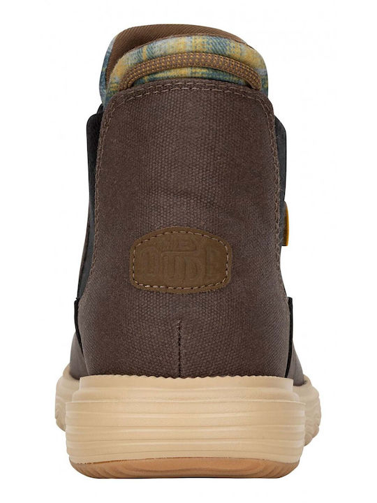 Leather Brown Chelsea Boots