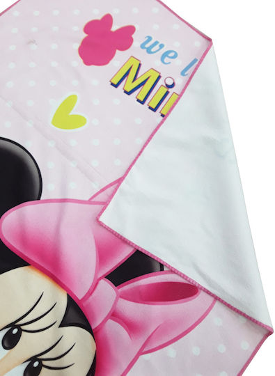 Domina Детски плажен кърпа Minnie 140x70см.