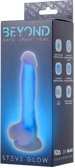 ToyFa Ρεαλιστικό Dildo με Όρχεις Μπλε