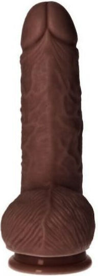 Toyz4lovers Armando Dildo realist cu Testicule și Ventuză Maro 21cm