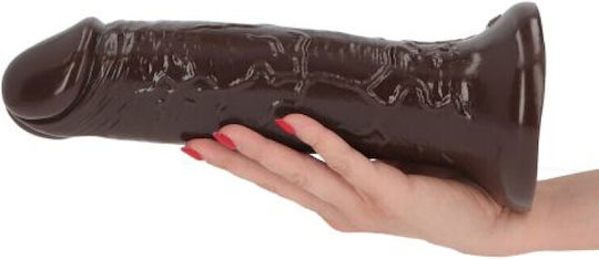 Toyz4lovers Dildo Sansone Ρεαλιστικό Dildo με Βεντούζα Καφέ 28.5cm