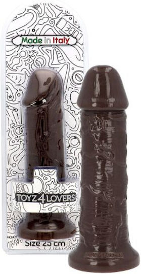 Toyz4lovers Leone Реалистично дилдо Със смукателна чашка Кафяв 25см
