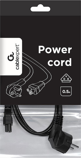 Cablexpert Cord Schuko - IEC C13 Kabel 1m Schwarz (PC-186-1M)
