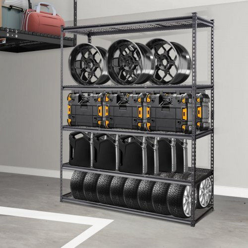 Vevor Dexion Shelf 152.4x61x198.1cm with 5 Shelves Total Load Capacity 905kg