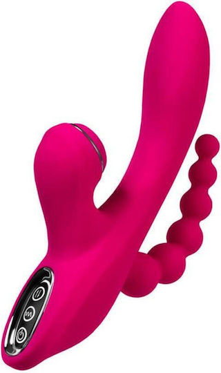 ToyFa Vibrator Iepurele 21cm Roz