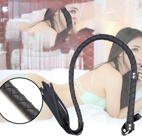 SMD Leather Μαστίγιο σε Μαύρο Χρώμα