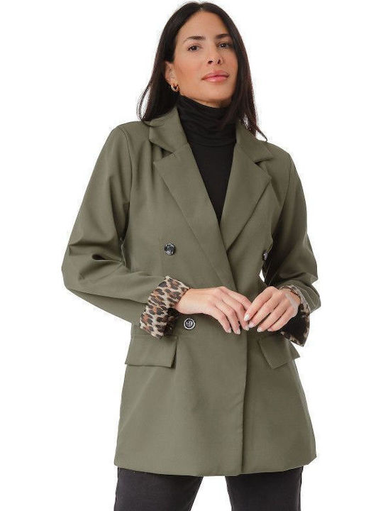 Silia D Damen Blazer Khaki