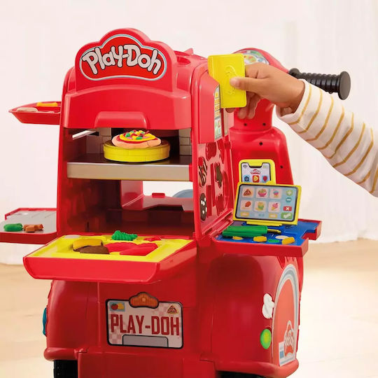 Hasbro Плей-Доу Пластелин - Игра Pizza Delivery Scooter за 3+ години 10 броя