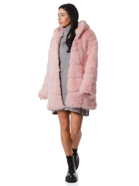 Silia D Women's Short Fur Pink