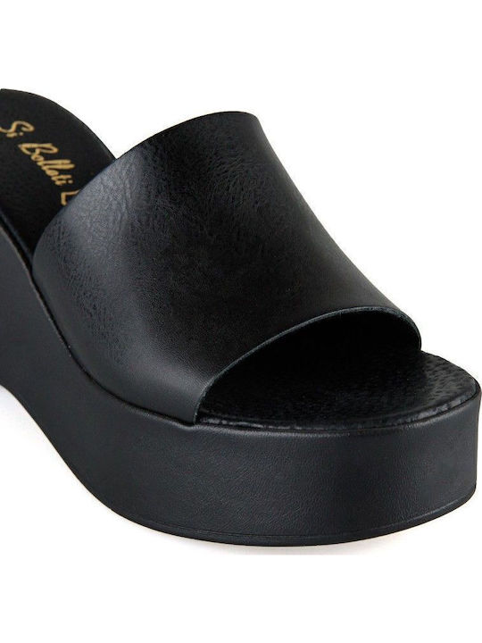 Summer Women's Platforms in Style Slippers Black