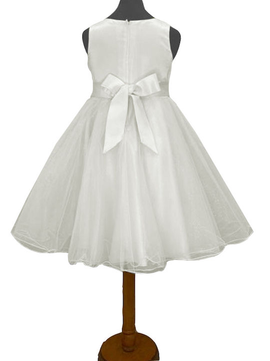 Memoirs Children's Dress Tulle Ivory Coast