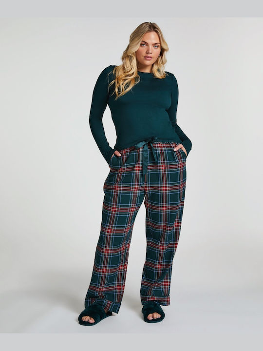 Hunkemöller Winter Women's Pyjama Pants Ponderosa Pine