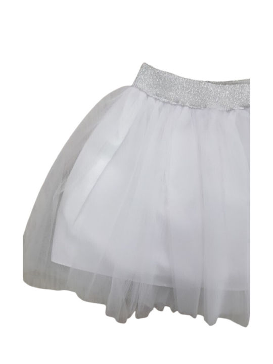 Domina Kids Tulle Skirt White