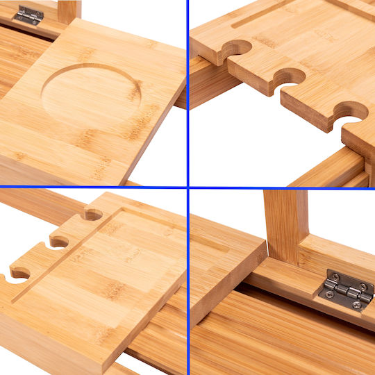Dafne Bamboo Bathtub Shelf