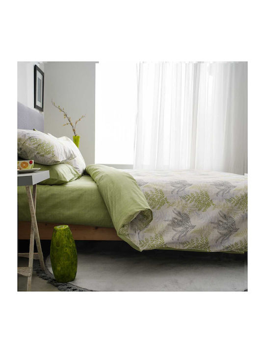 Vesta Home Σετ Παπλωματοθήκη Βαμβακερή Διπλή με 2 Μαξιλαροθήκες 200x240cm Silvia 1