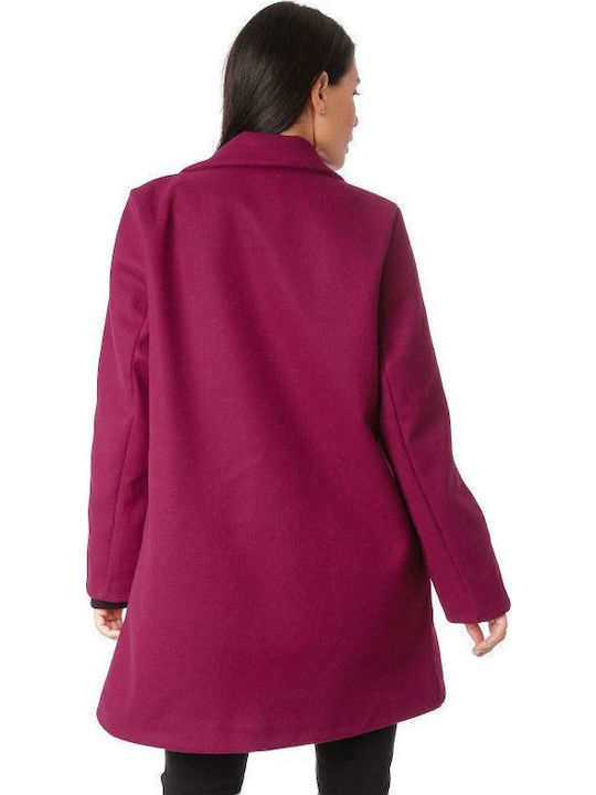 Women's Magenta Coat