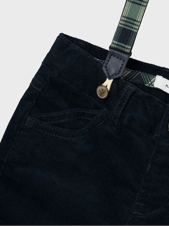 Kids' Corduroy Pants Navy Blue