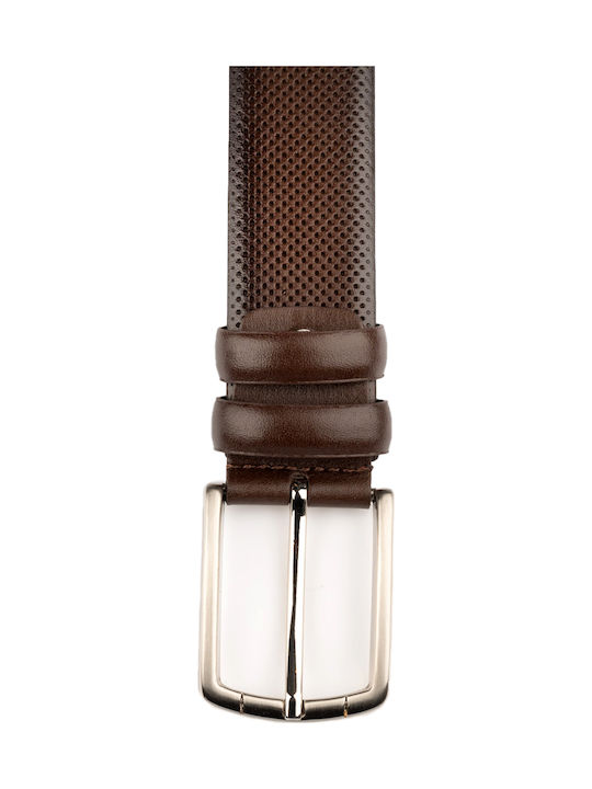 Herren Gürtel Leder Braun