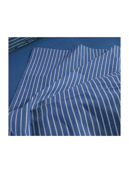 Nef-Nef Homeware Duvet Cover Set Cotton Queen with 2 Pillowcases 240x220 Nau Coast Navy
