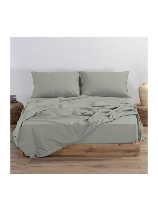 Nef-Nef Homeware Duvet Cover Cotton Queen 230x240 Basic Mint