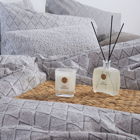 Nef-Nef Homeware Duvet Cover Set Flannel Queen with 2 Pillowcases 240x230 Torredo Grey