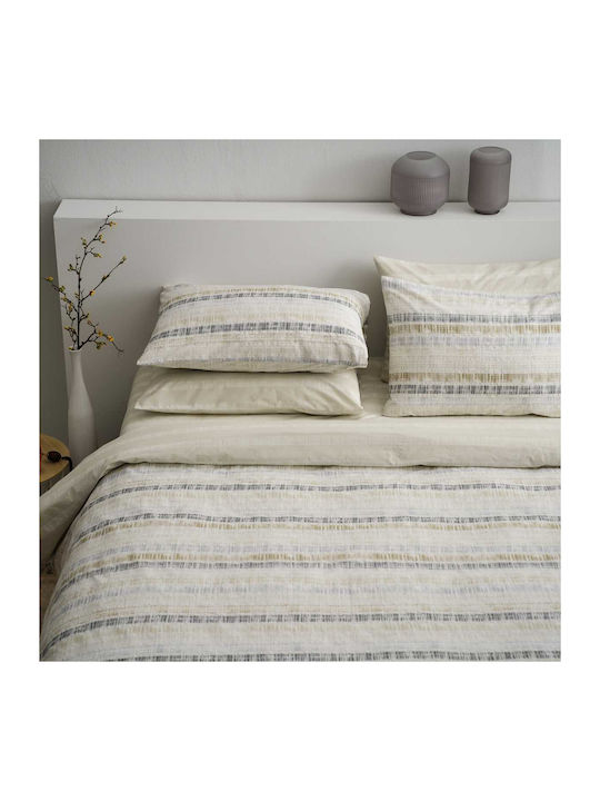 Vesta Home Cotton Duvet Cover Set 170x240cm Single with Pillowcase Irene 02