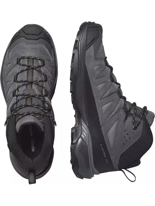 Salomon X Ultra 360 Ltr Mid Gtx Men's Hiking Boots Waterproof with Gore-Tex Membrane Gray