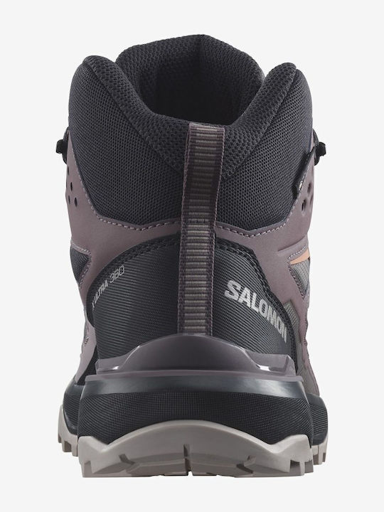 Salomon X Ultra 360 Mid Gtx Women's Waterproof Hiking Boots with Gore-Tex Membrane Purple