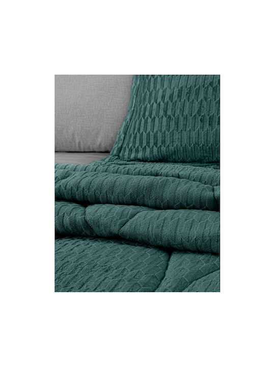 Guy Laroche Duvet Queen 240x260cm Gali Emerald 660 GSMGsm