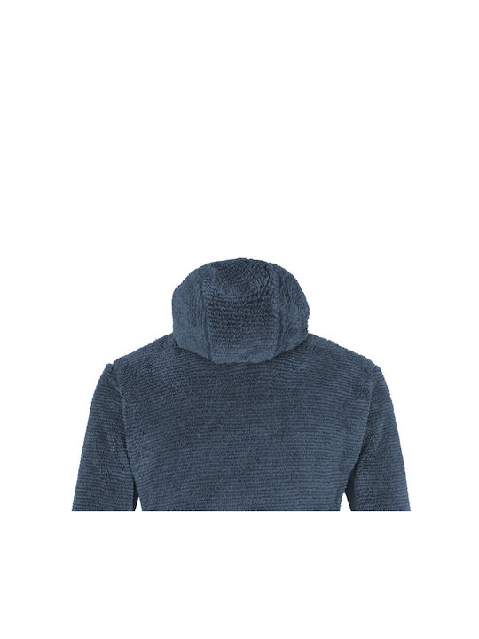 Salewa Men's Fleece Hooded Cardigan Java Blue