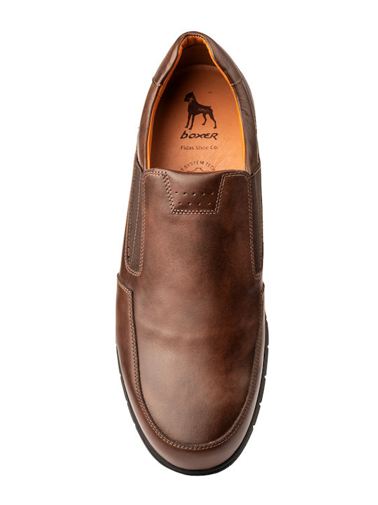 Leder Herren Freizeitschuhe Braun