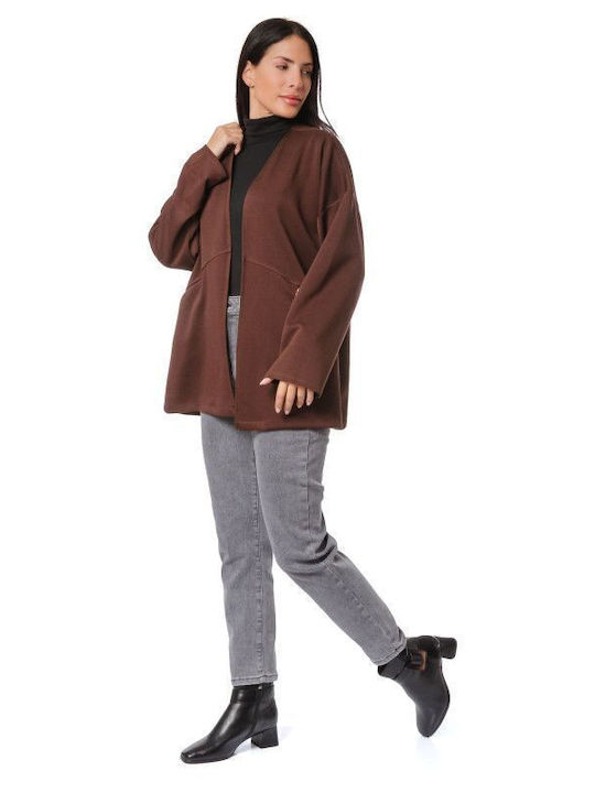 Damen Jacke Brown