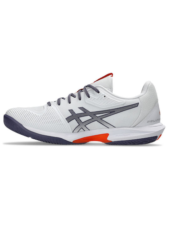 Asics Solution Speed Ff 3 Men's Tennis Shoe All Court Wht Org 1041a438-103