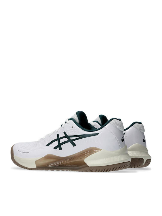Asics Gel-Challenger 14 Men's Tennis Shoe All Court White Green 1041a405-104
