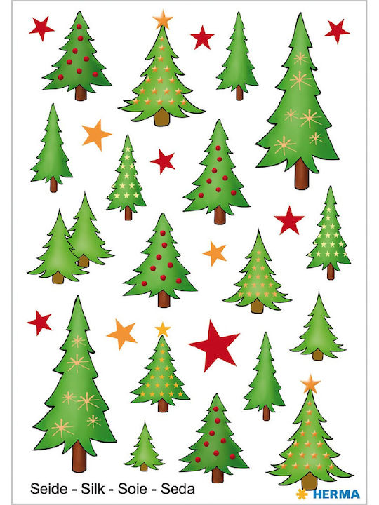 Herma Crăciun Autocolante cu Design Δέντρου Christmas Trees 28buc